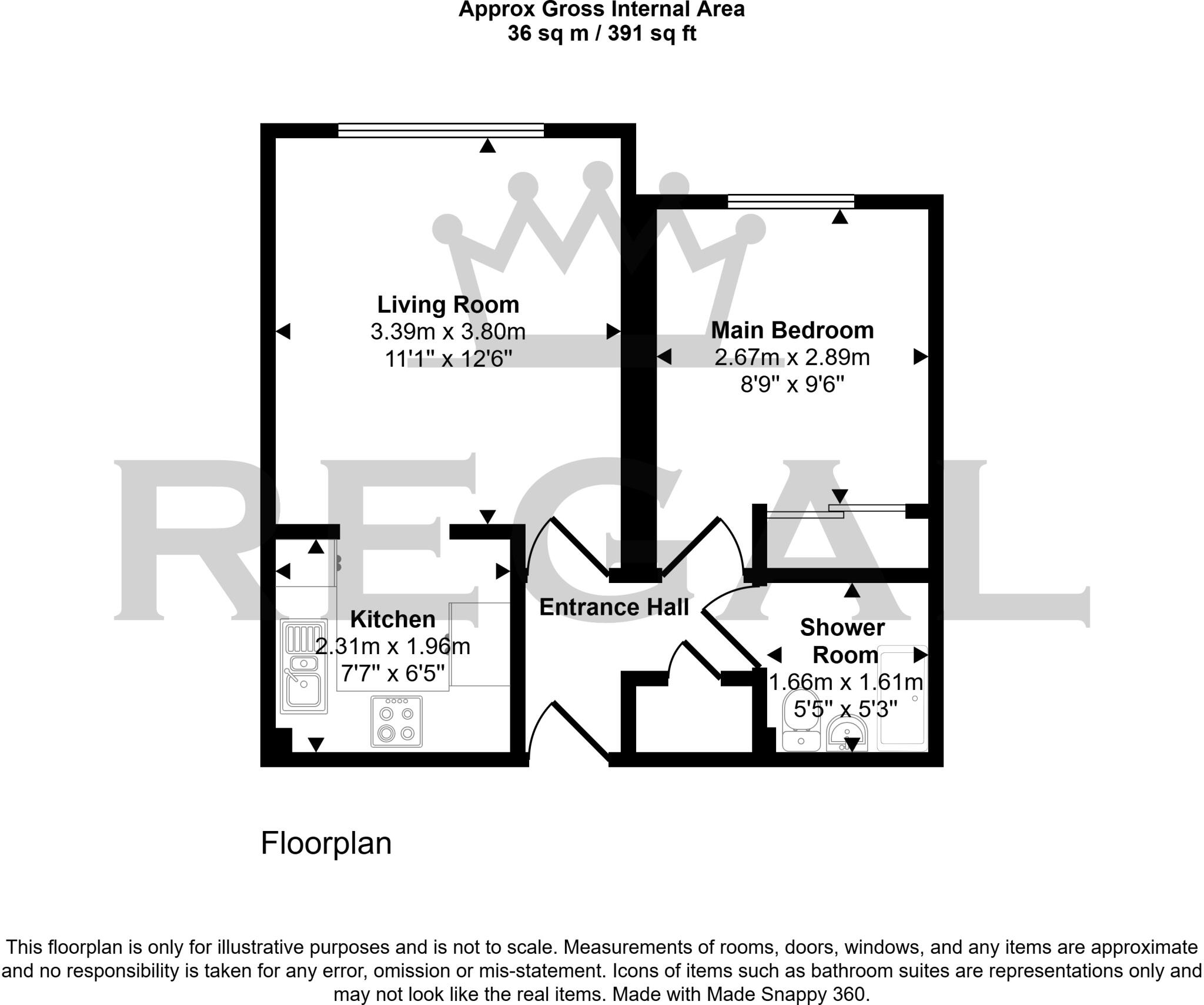 Downy Court, 154 - 166 Bournemouth Road, BH14 floorplan