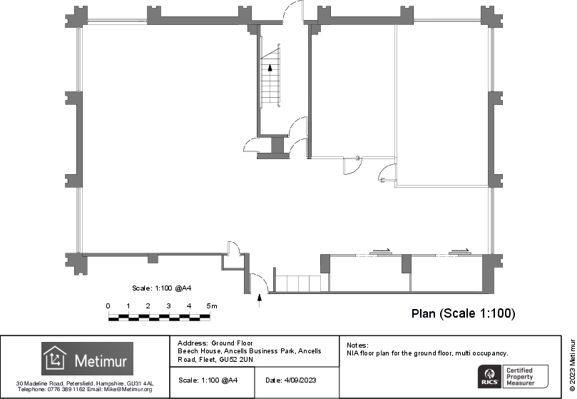 Beech House  Ground Level Office Floor Plan.pdf