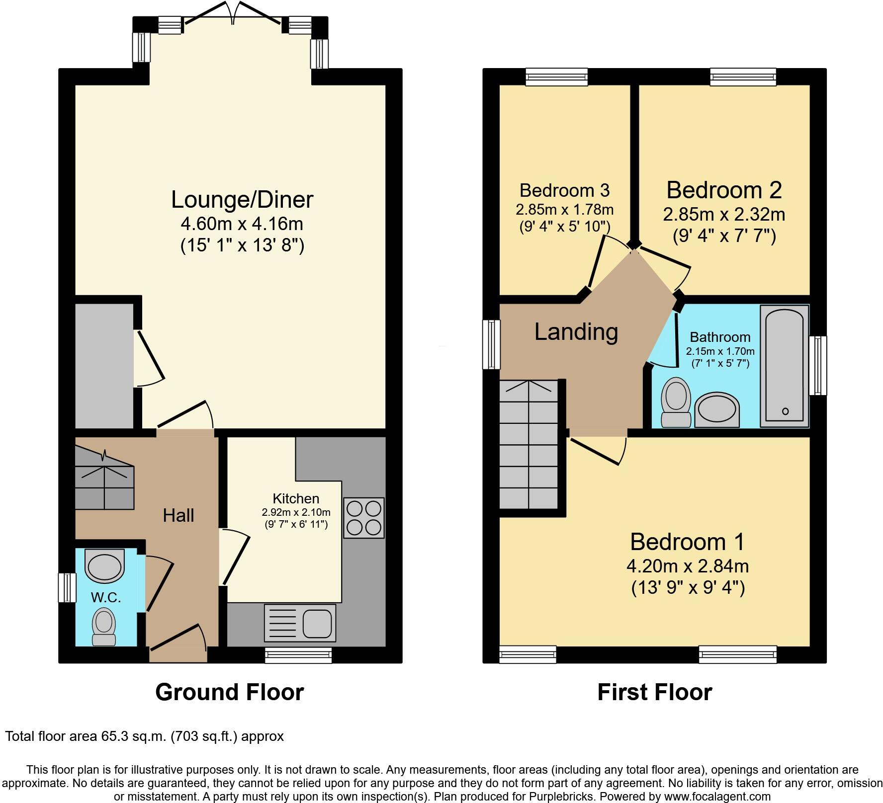Africa Drive, Lancaster, LA1 floorplan