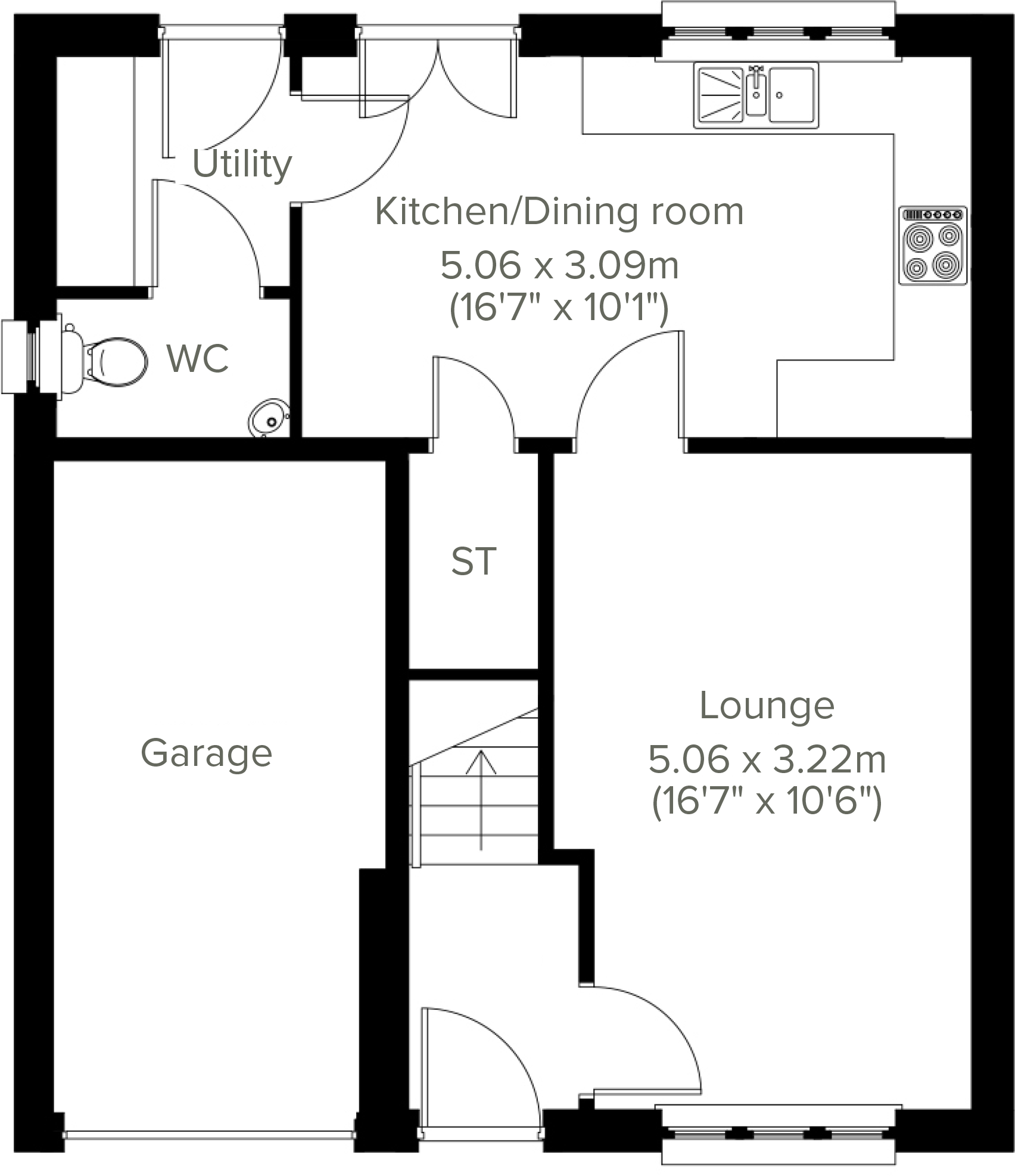 Burnside View, Main Street, Plean, Stirlingshire, FK7 8BL floorplan