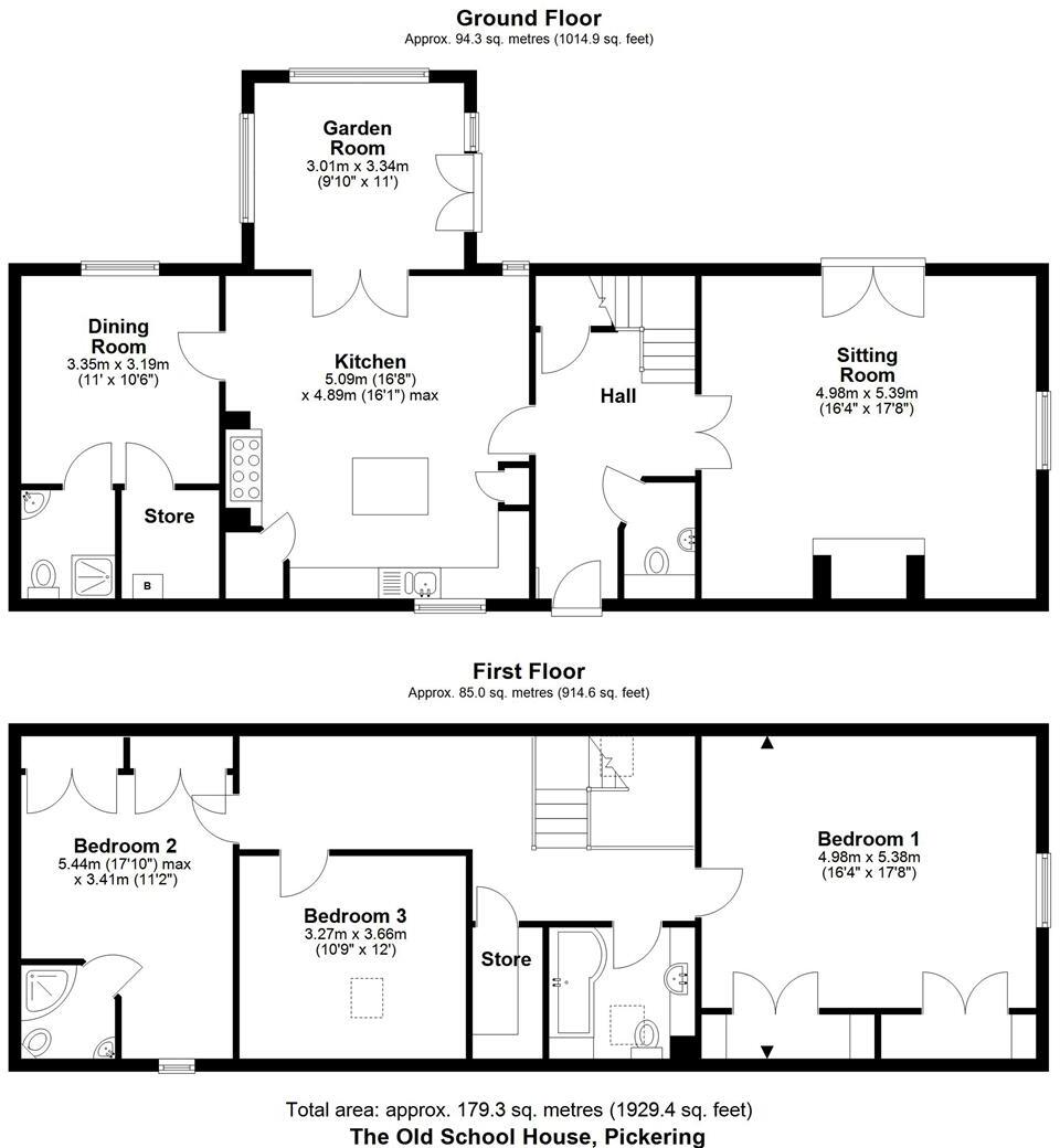 Keepersgate, Pickering floorplan