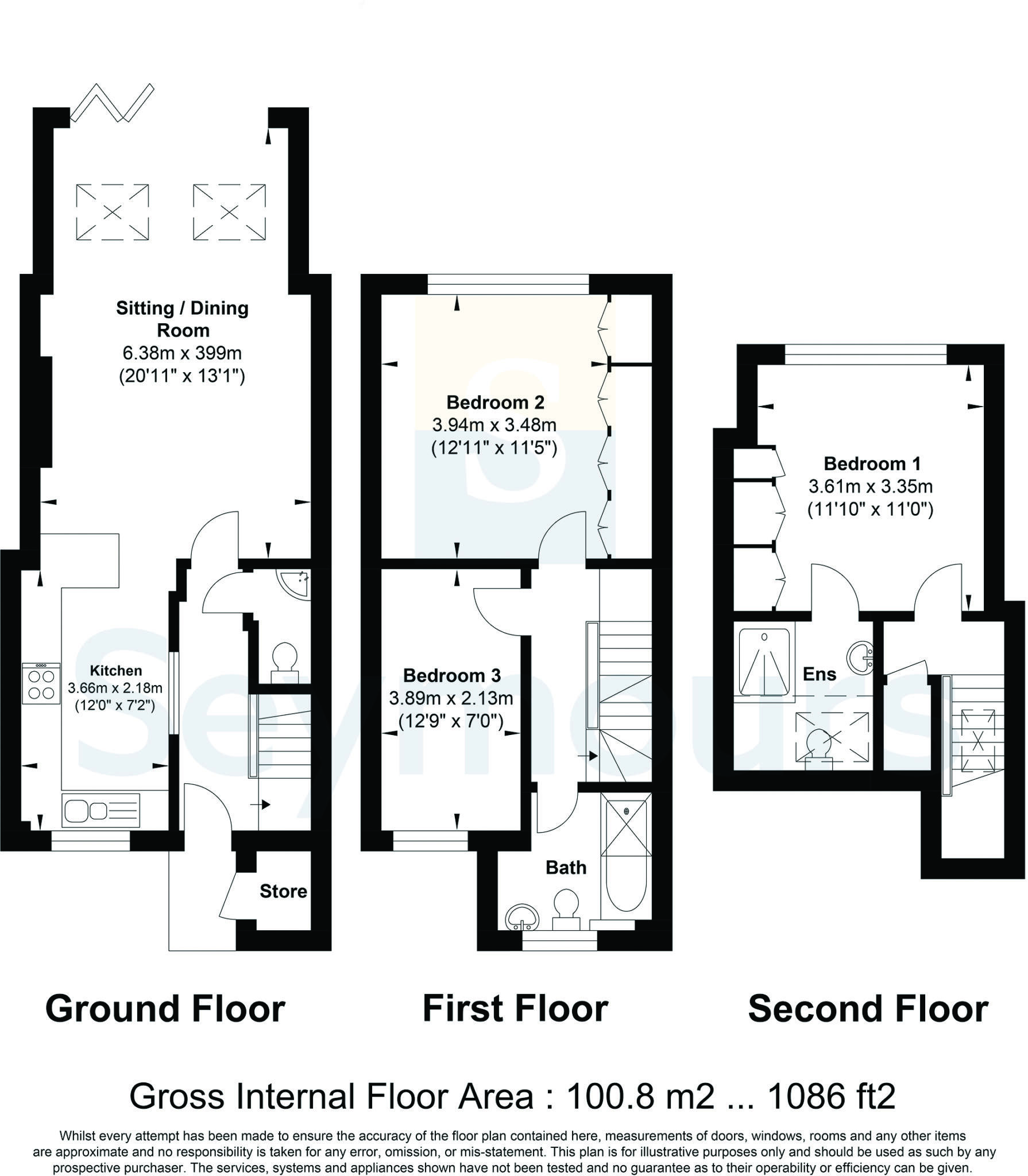 Marcus Court, Heathside Road, Woking, Surrey, GU22 floorplan