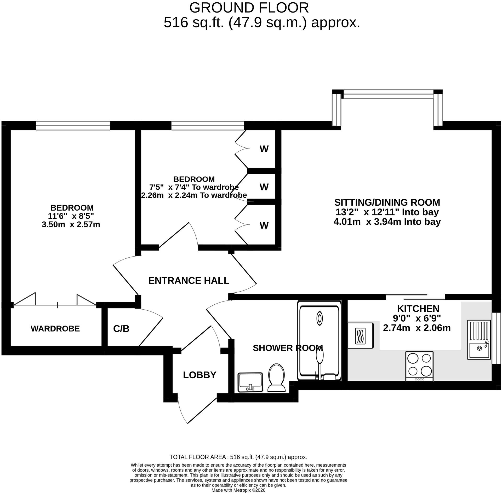 Orchard Court, Street floorplan