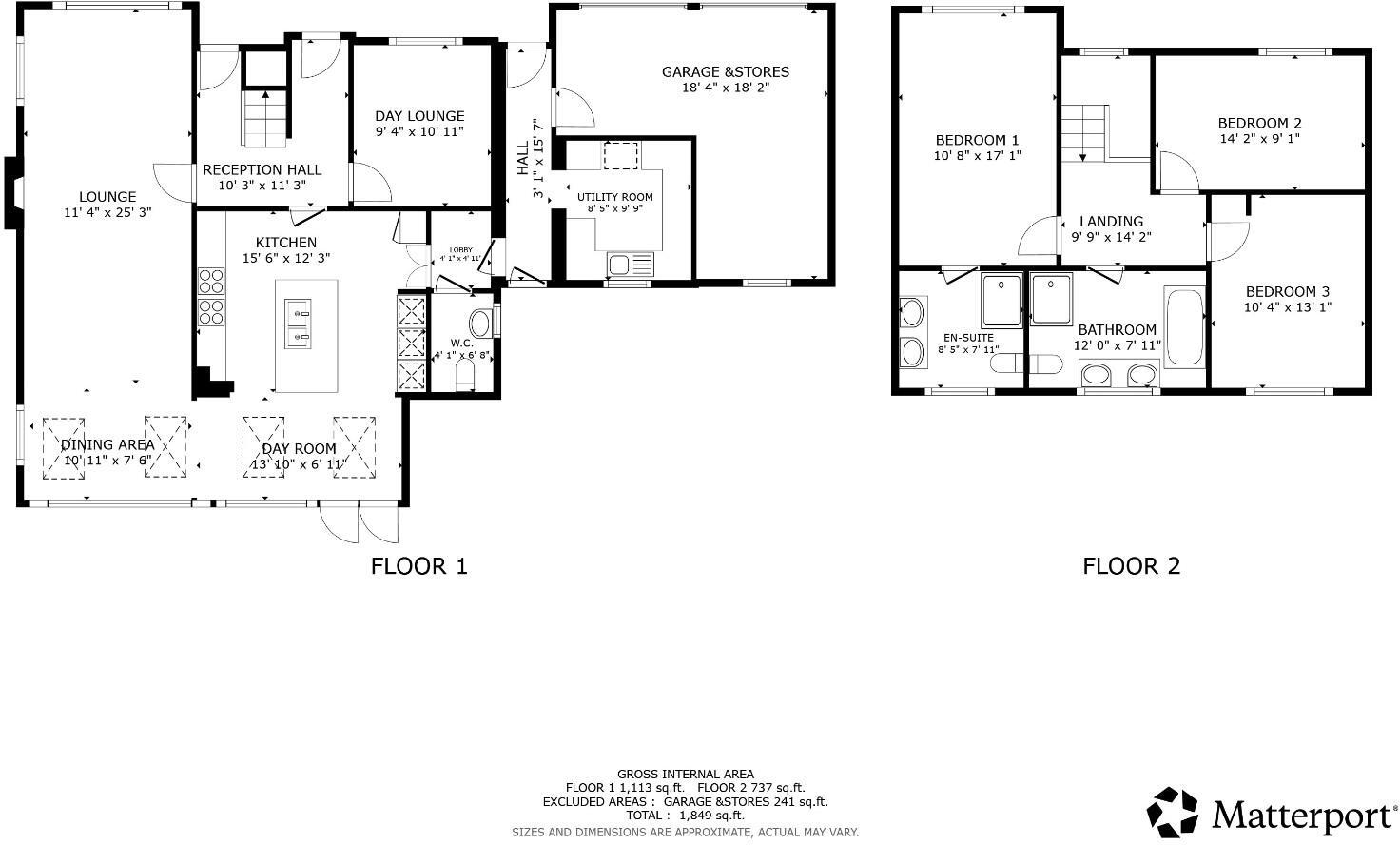 Llanfair Dyffryn Clwyd, Ruthin floorplan