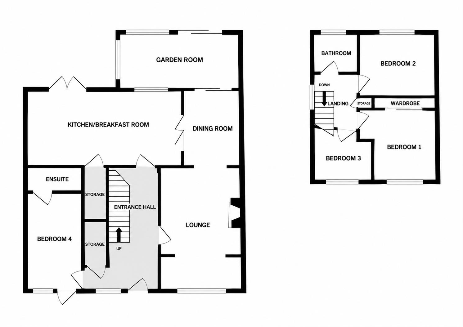 Sutherland Grove, Bletchley, Milton Keynes floorplan