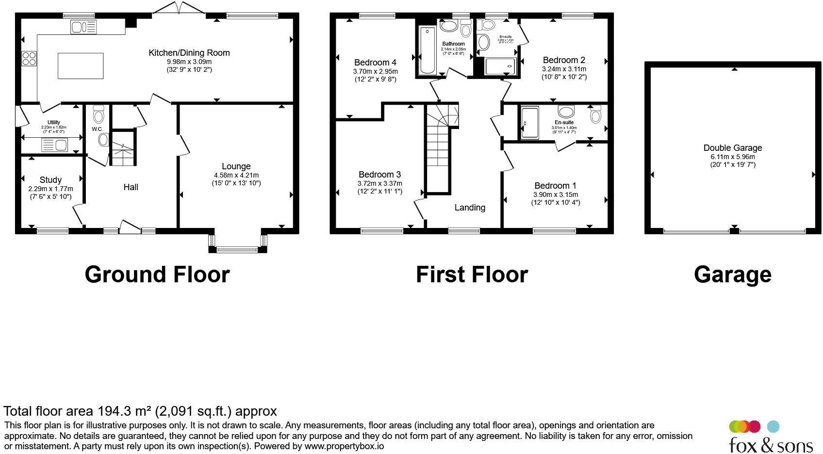 Rosemary Lane, Walberton, Arundel floorplan