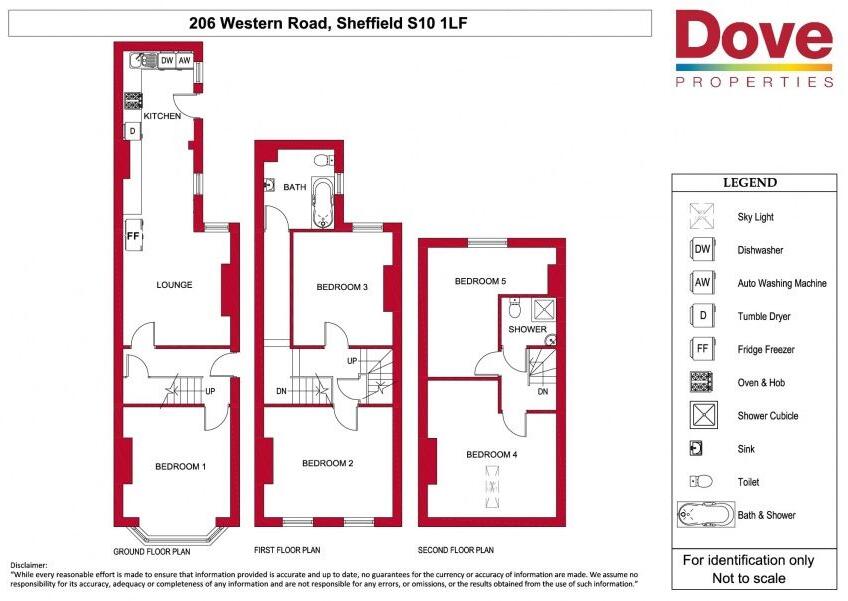 206 Western Road, Crookes floorplan