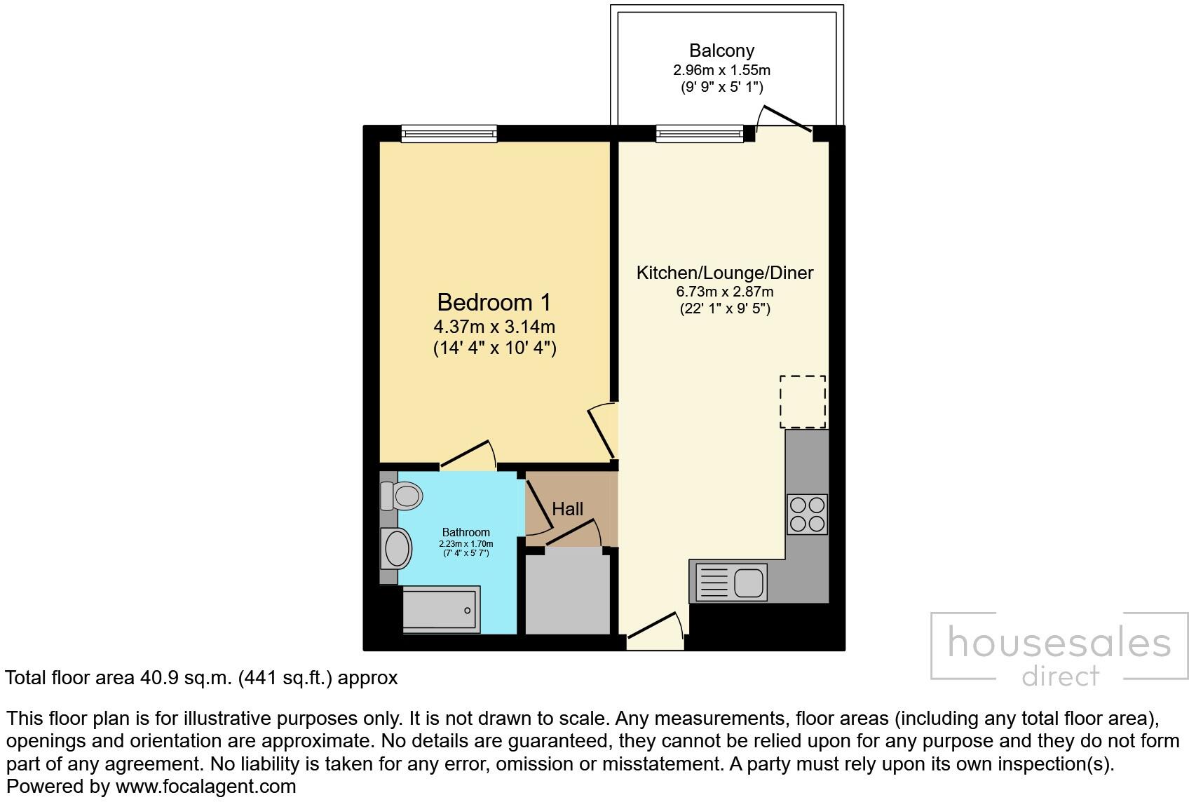 59 Darwin Street, Birmingham, B12 floorplan
