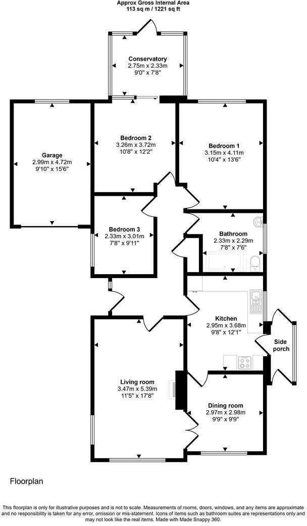 Glantawelan, Johnstown, Carmarthen floorplan