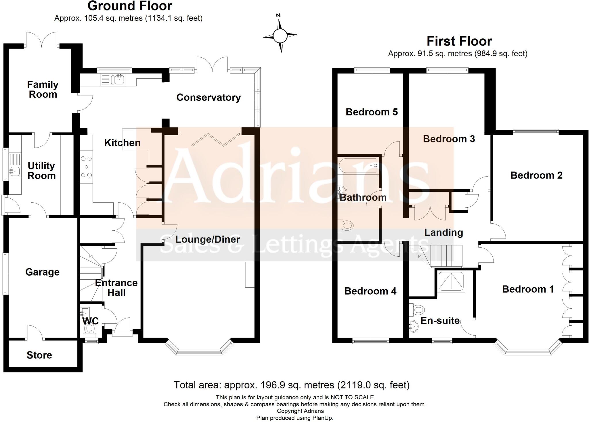 Roxwell Road, CM1 2ND floorplan