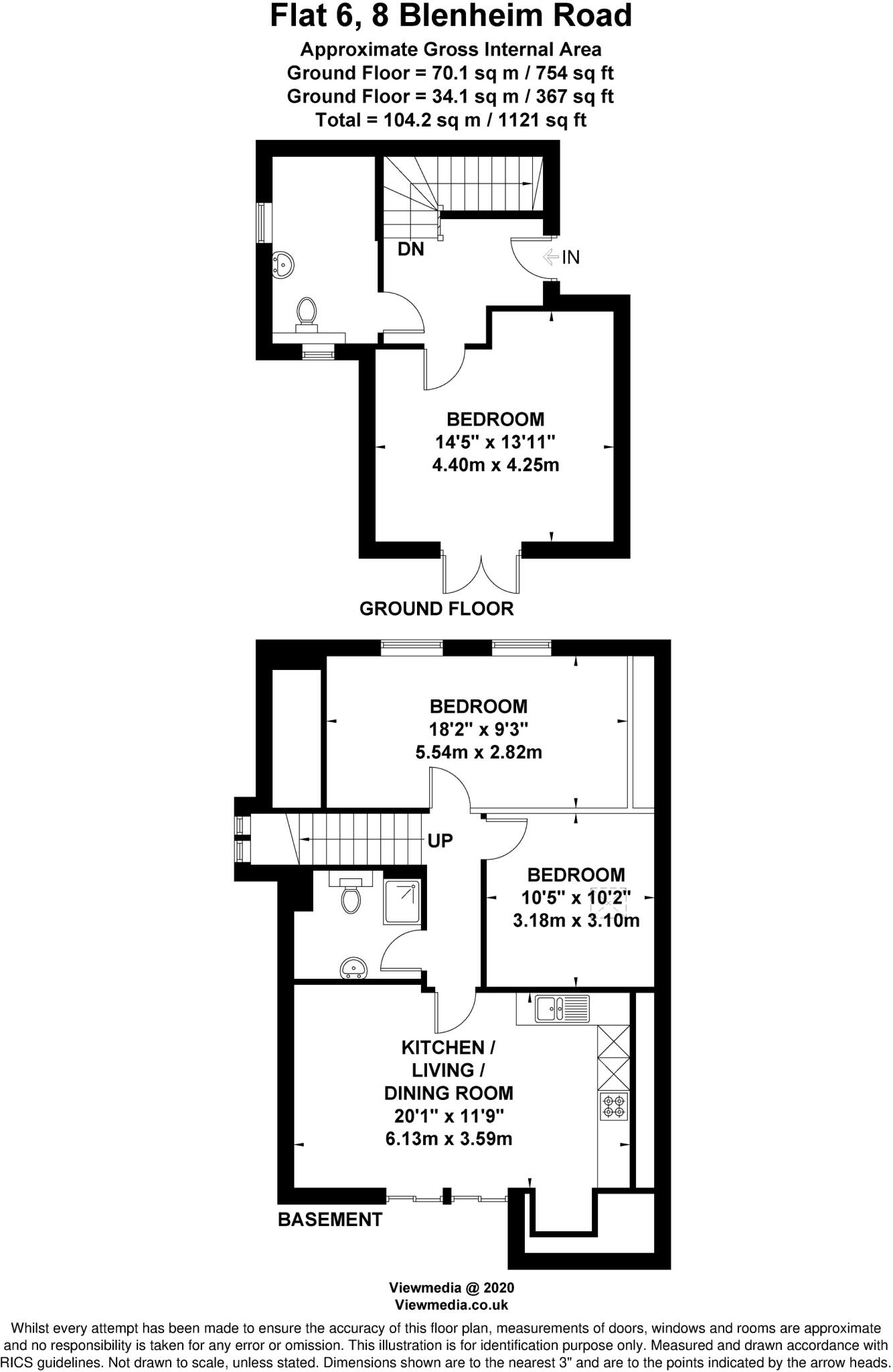 Brook House, Blenheim Road, Raynes Park, Merton floorplan