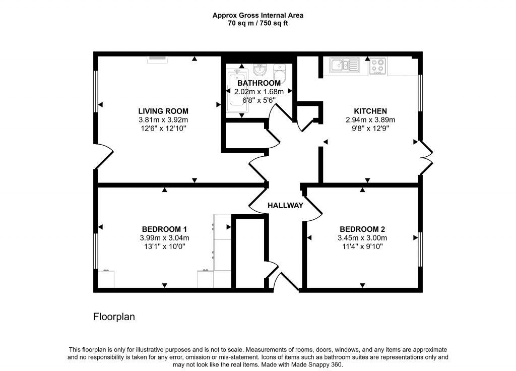 1/3 Hamburgh Place, Newhaven, EH6 6PD floorplan