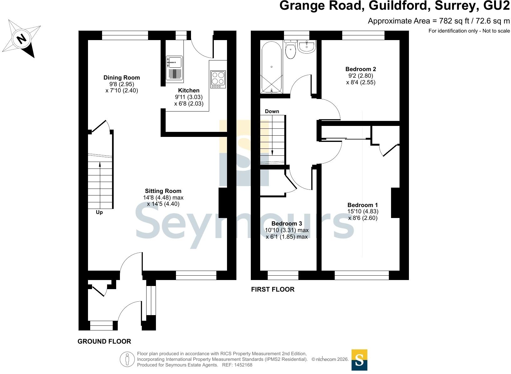 Grange Road, Guildford, Surrey, GU2 floorplan