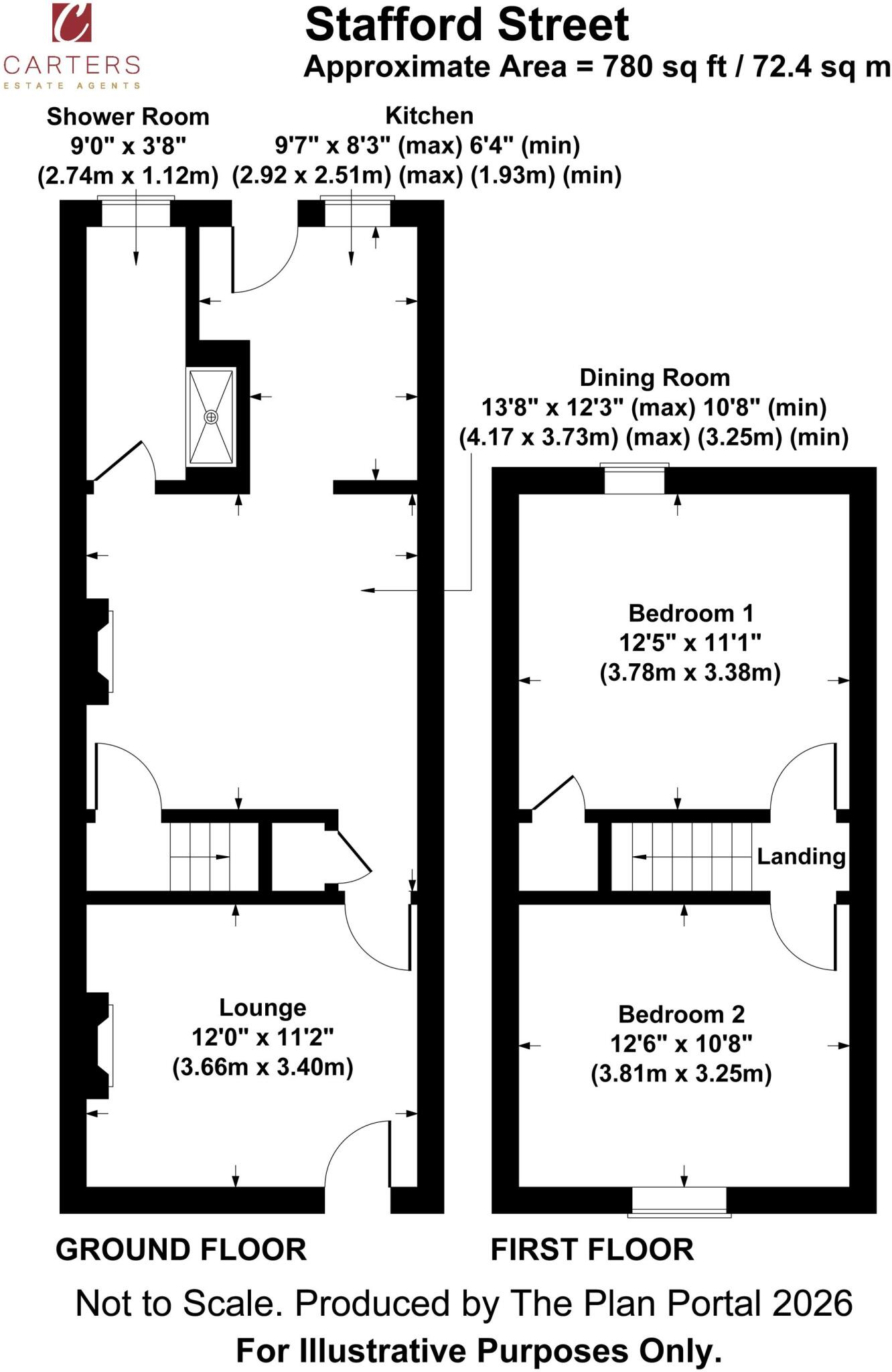 Stafford Street, Atherstone, CV9 floorplan
