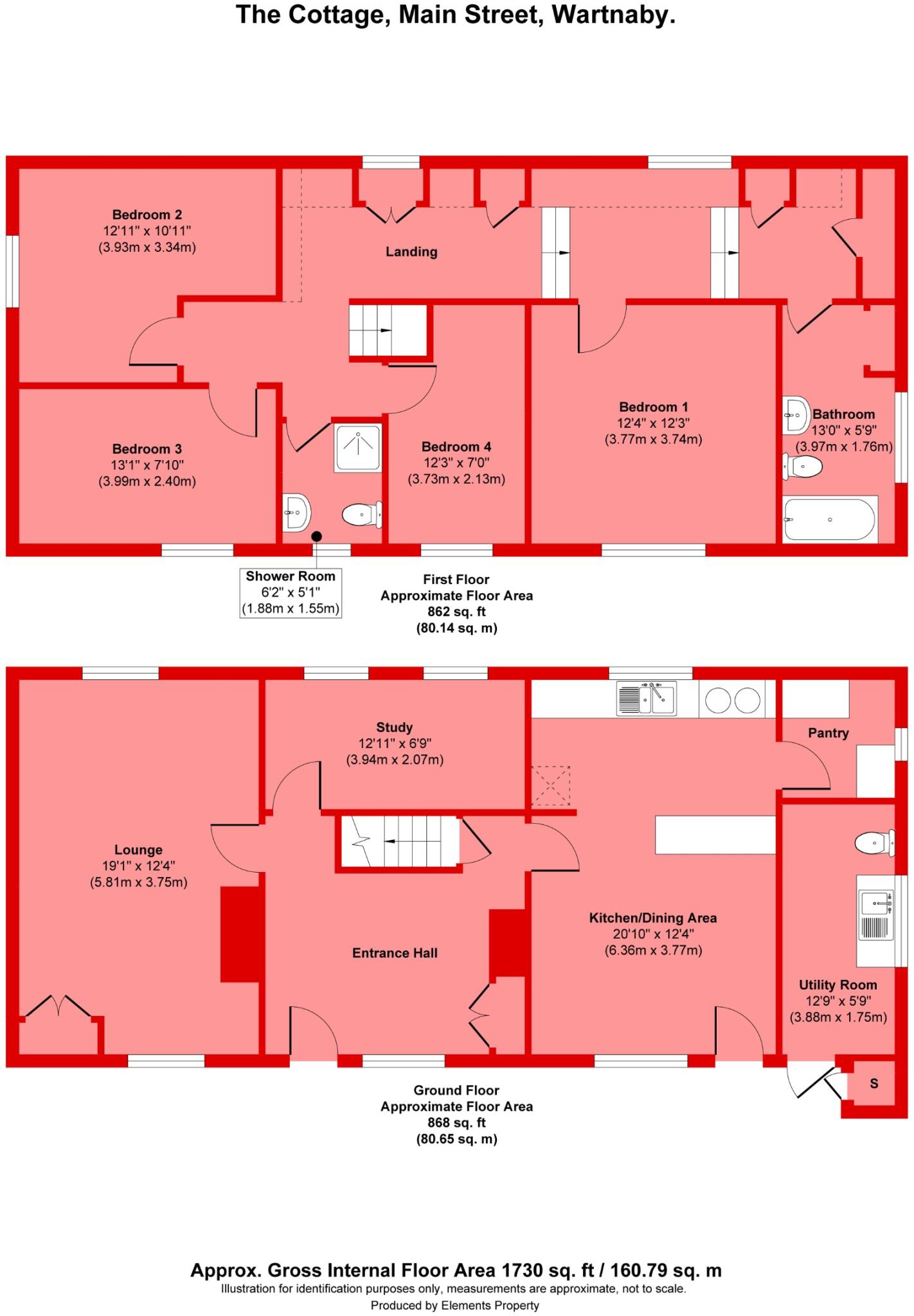 Main Street, Wartnaby, LE14 floorplan