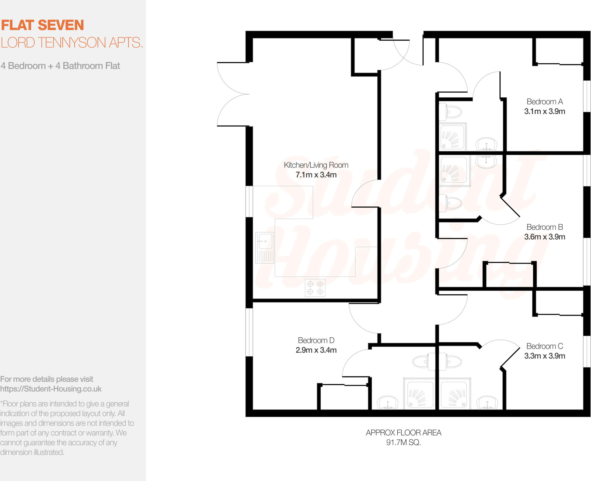 Lord Tennyson // 4 Bed & 4 Bath // Ensuites // June 2027 floorplan