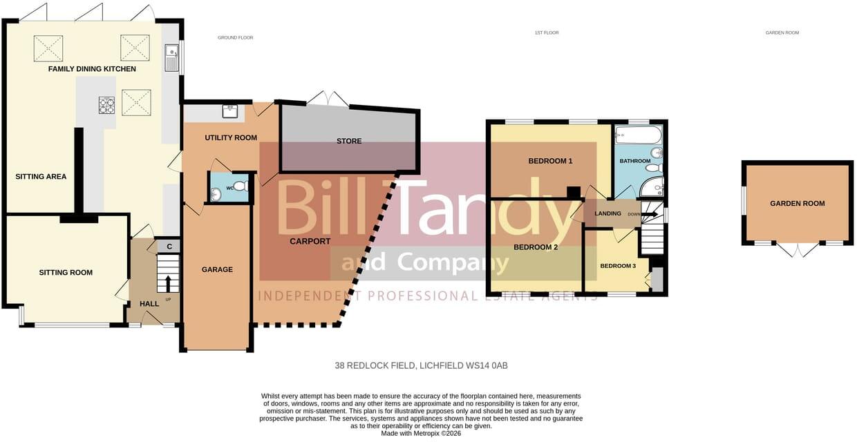 Redlock Field, Lichfield, WS14 floorplan