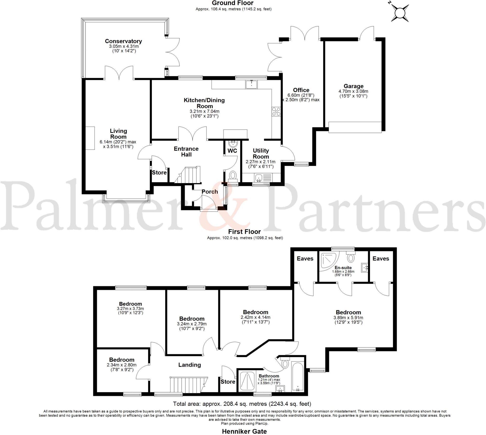 Henniker Gate, Chelmer Village, Chelmsford, Essex, CM2 floorplan