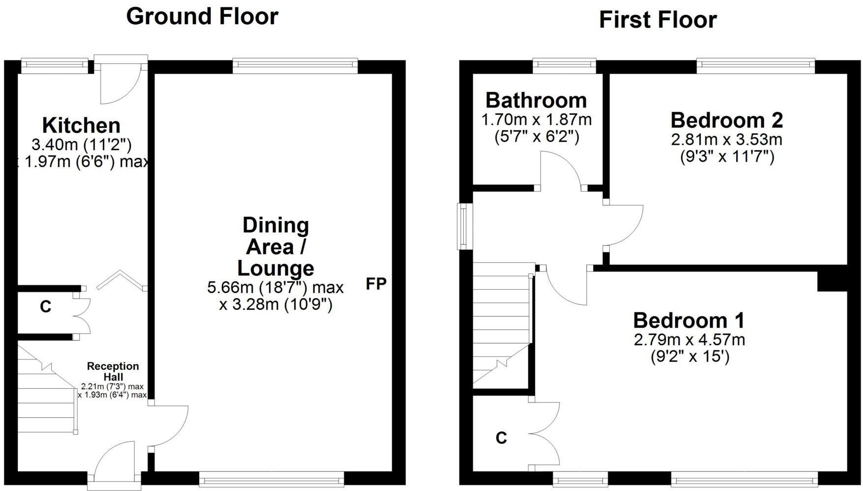 39 Hillfoot Road, Ayr, KA7 3LF floorplan