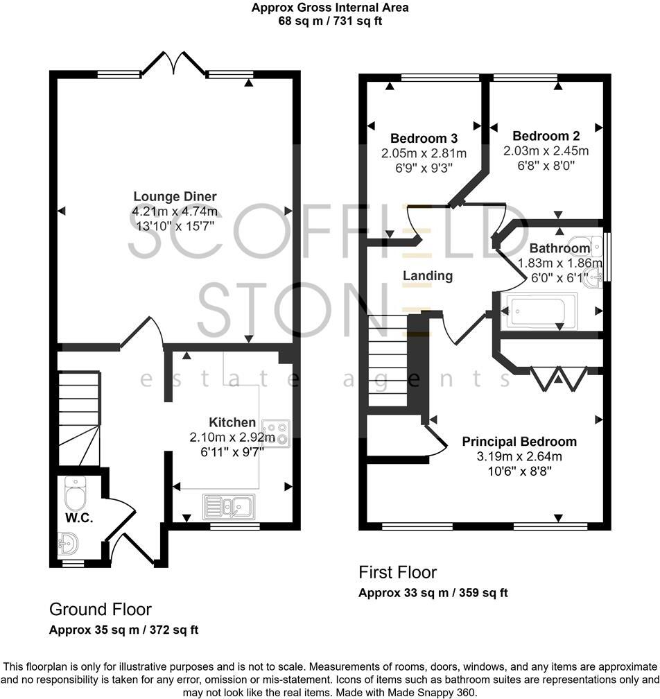 Eden Close, Hilton, Derby floorplan