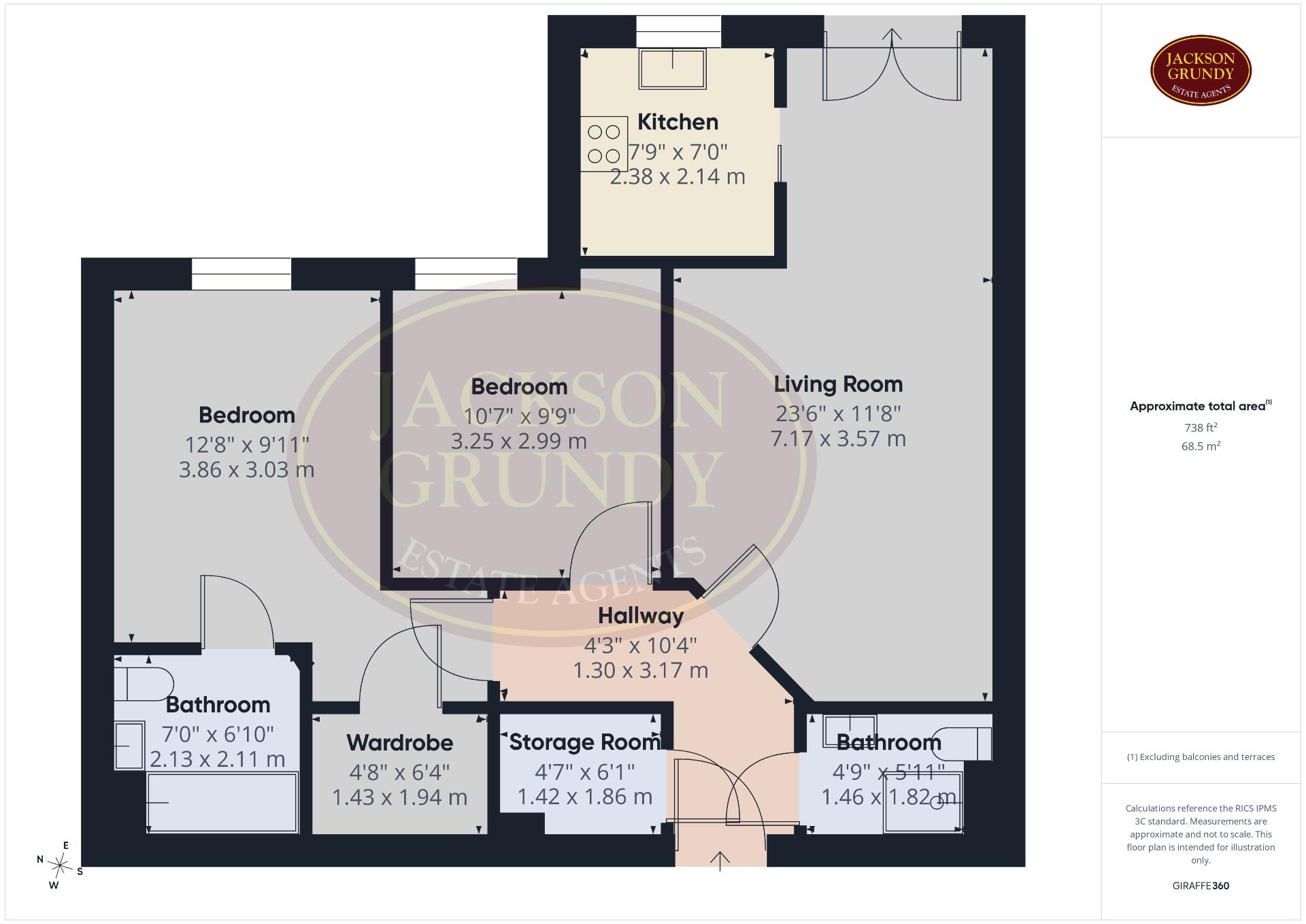 Wellingborough Road, Abington, NN3 3JB floorplan