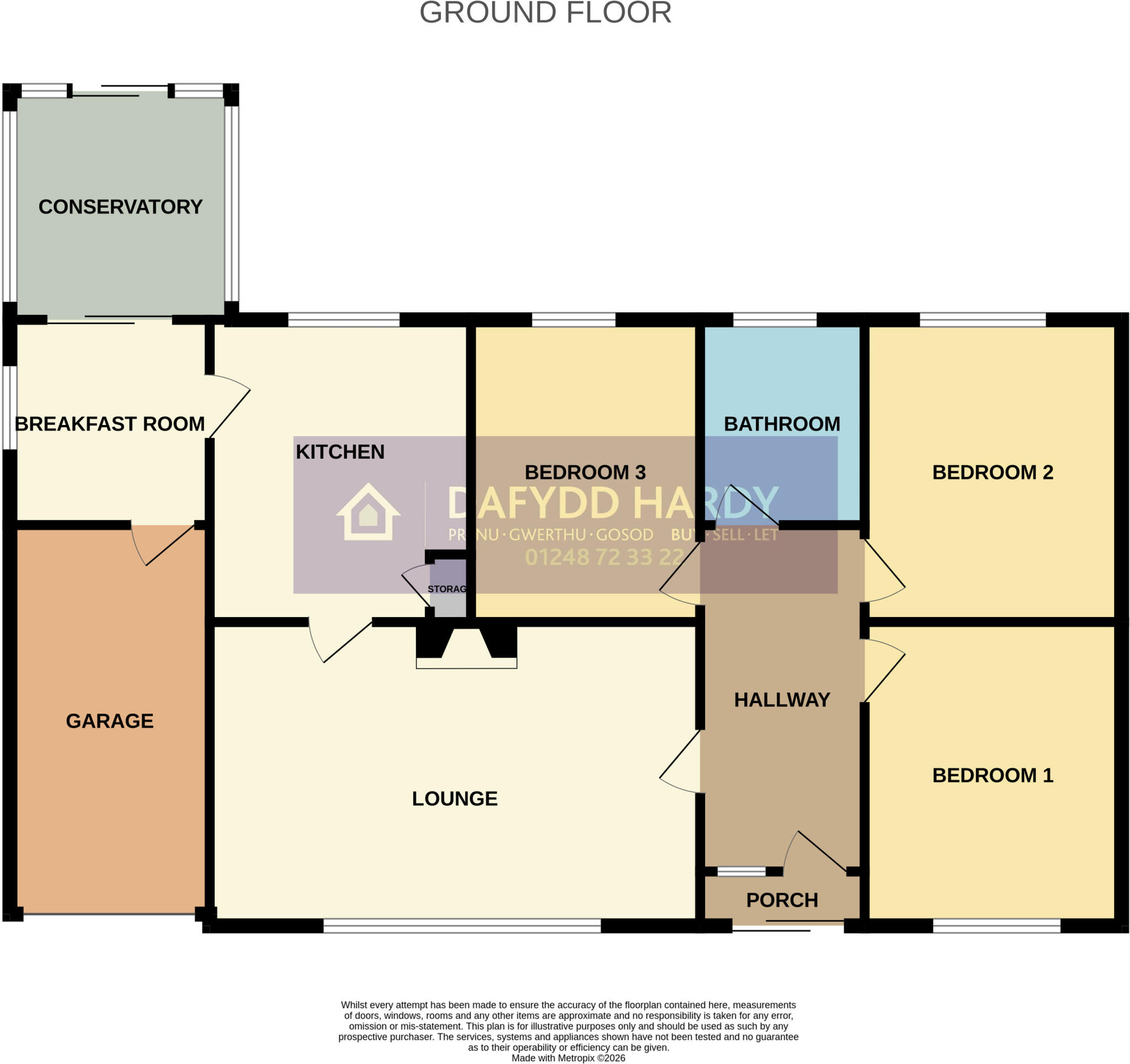 Tan Y Cae, Bethel, Caernarfon, Gwynedd, LL55 floorplan