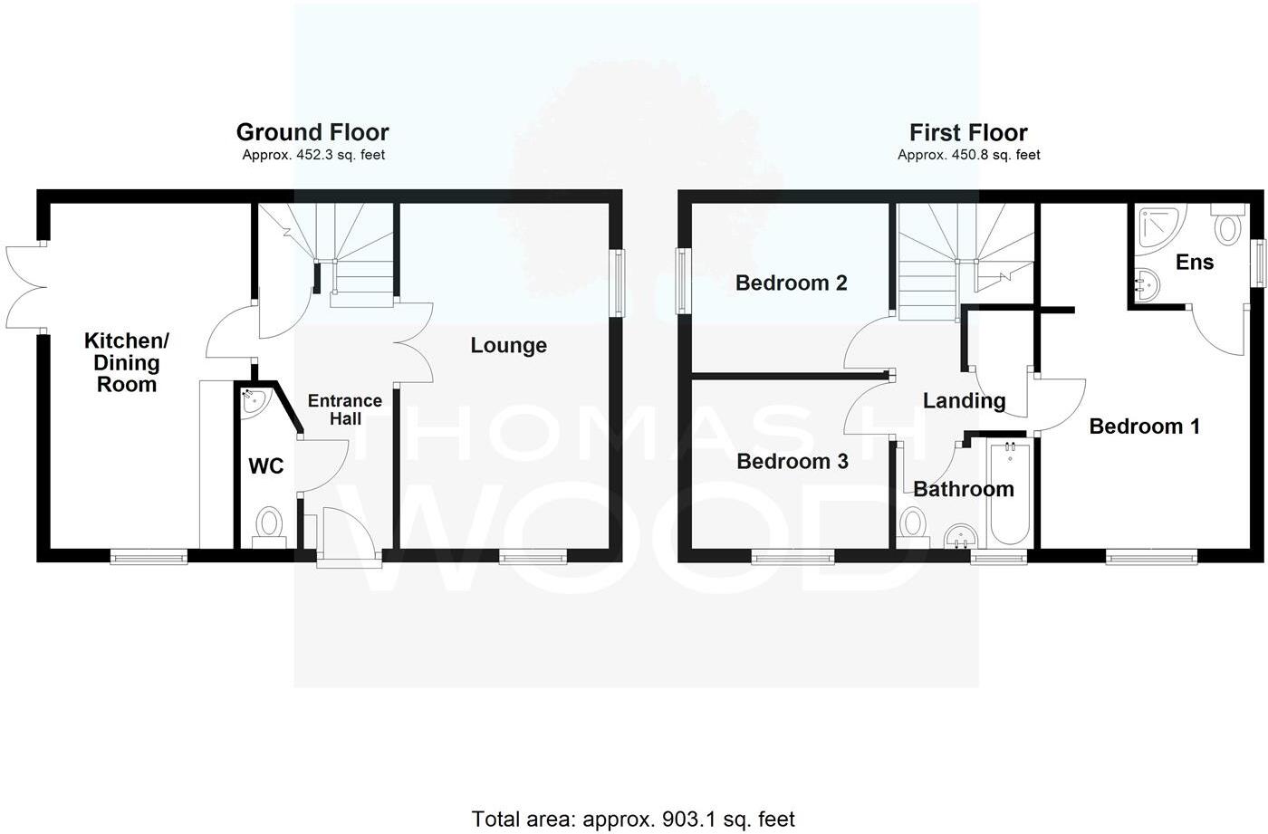 Watkins Square, Llanishen, Cardiff floorplan