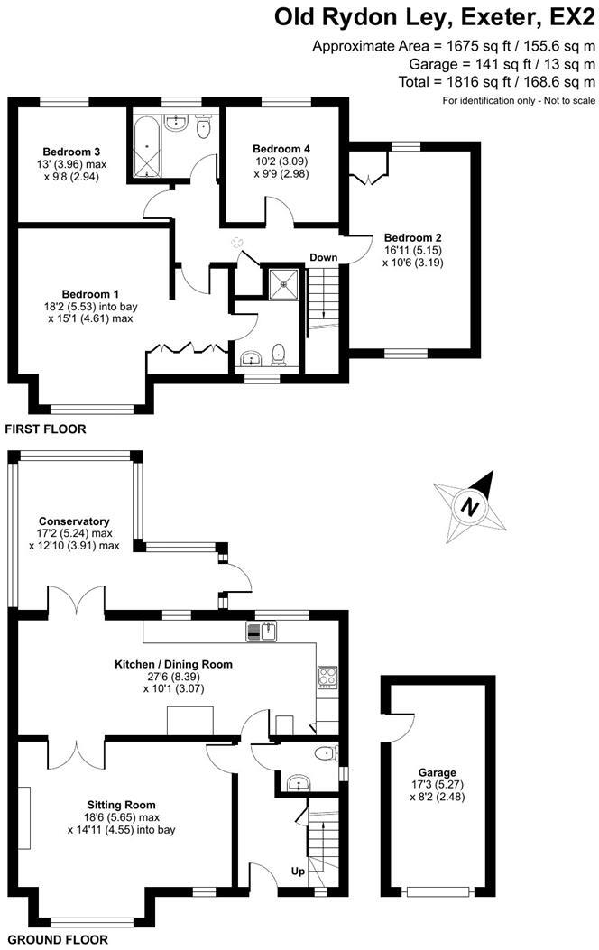 Old Rydon Ley, Exeter floorplan