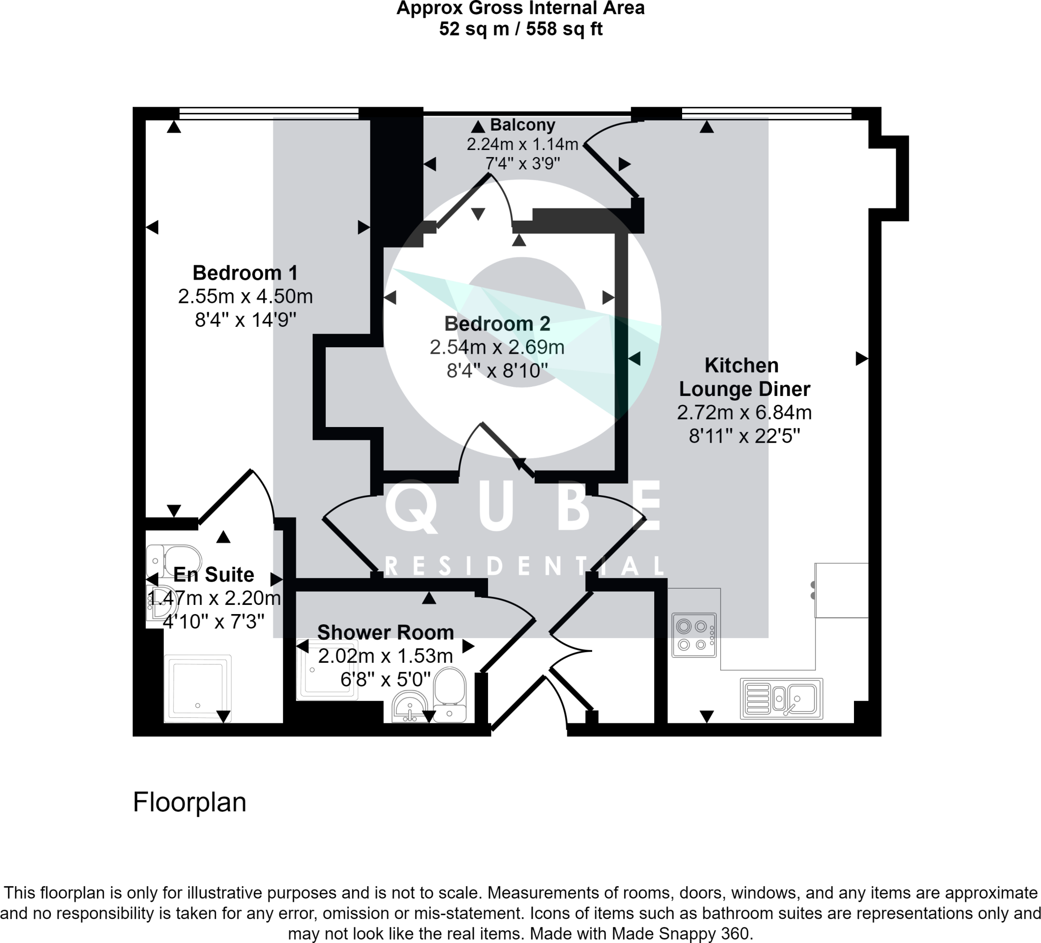 The Gateway, 15 Trafford Rd, Salford, M5 floorplan