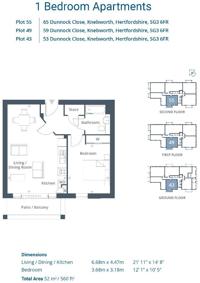 Croft Gardens, Dunnock Close, Knebworth floorplan