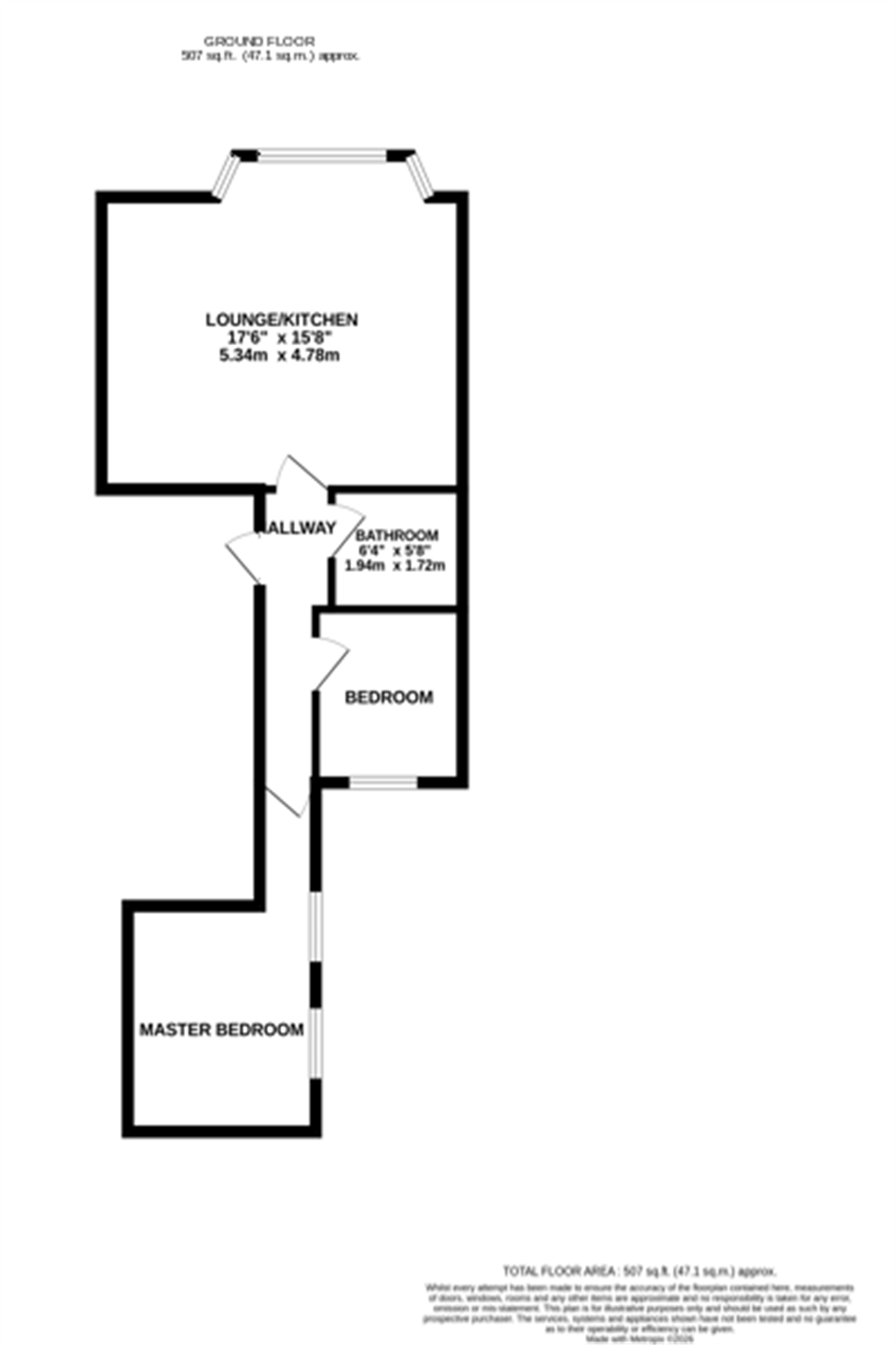 36-38 Claremont Road, BN25 floorplan