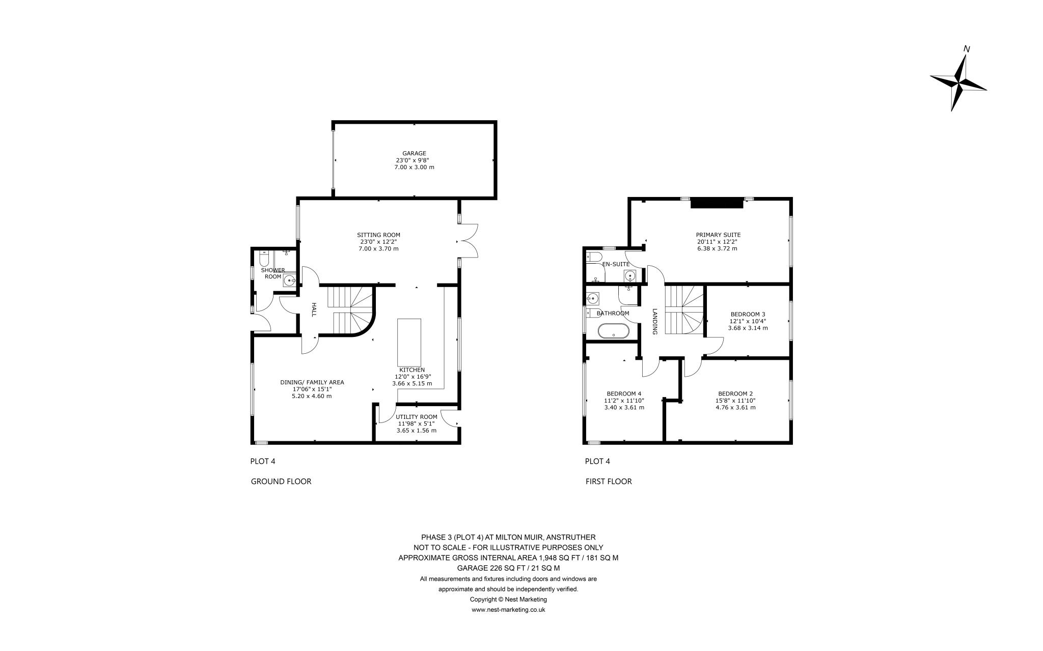 Milton Muir, Anstruther floorplan