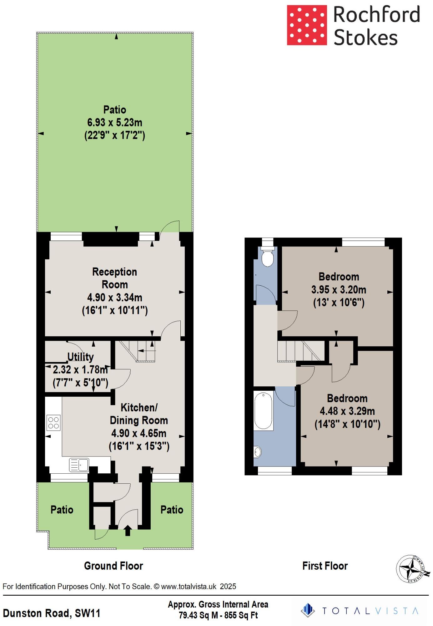 Dunston Road, Battersea, London, SW11 5QU floorplan