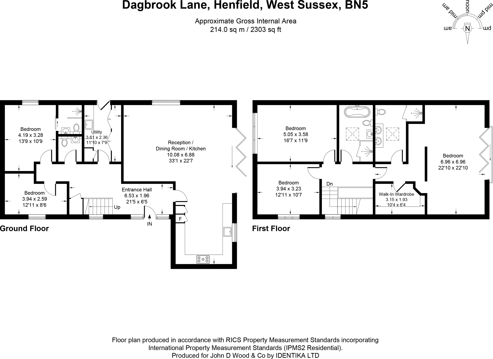 Dagbrook Lane, Henfield, West Sussex, BN5 floorplan