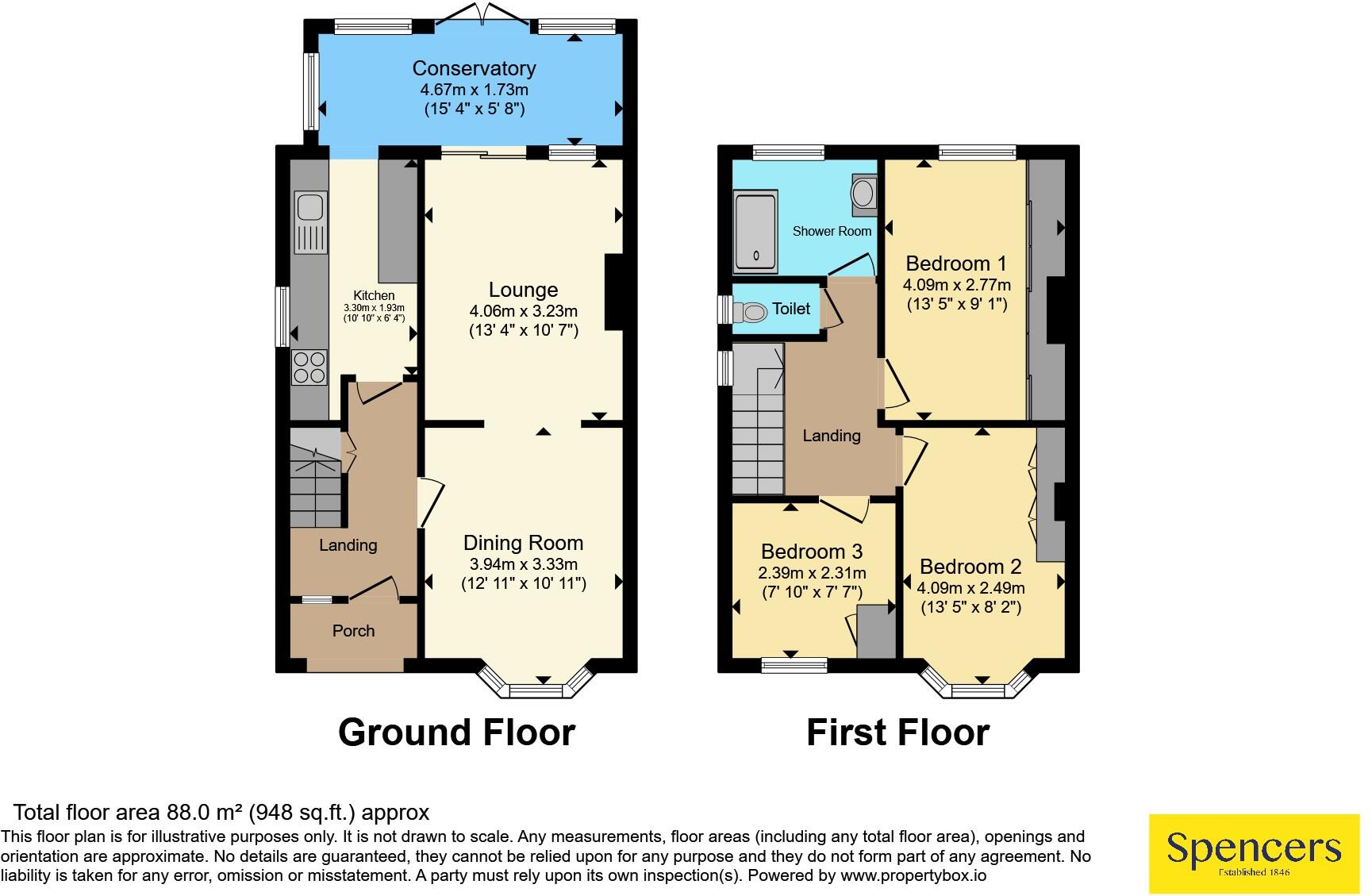 Willow Park Drive, Wigston, Leicestershire, LE18 floorplan