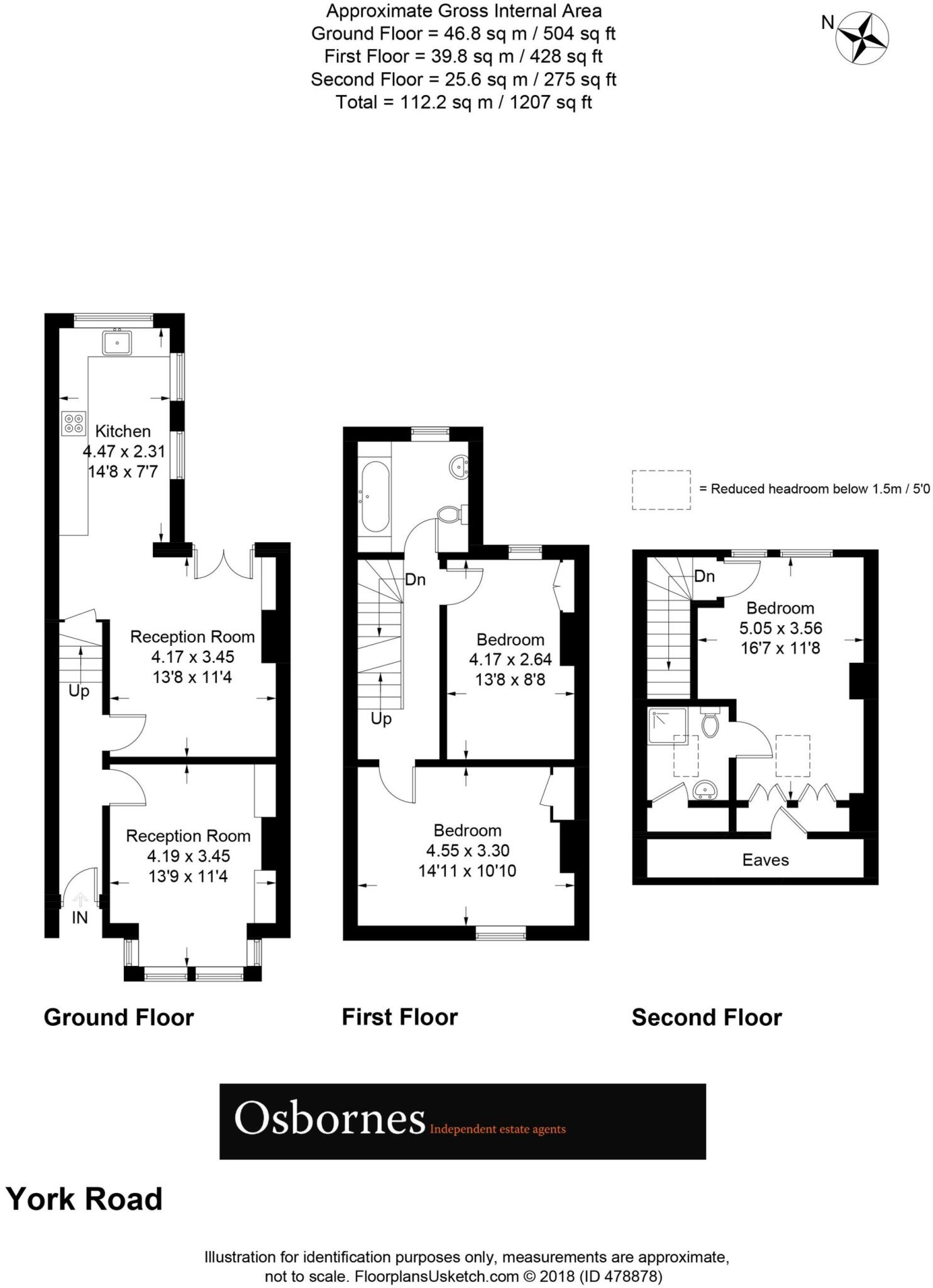 York Road, Farnborough, GU14 floorplan