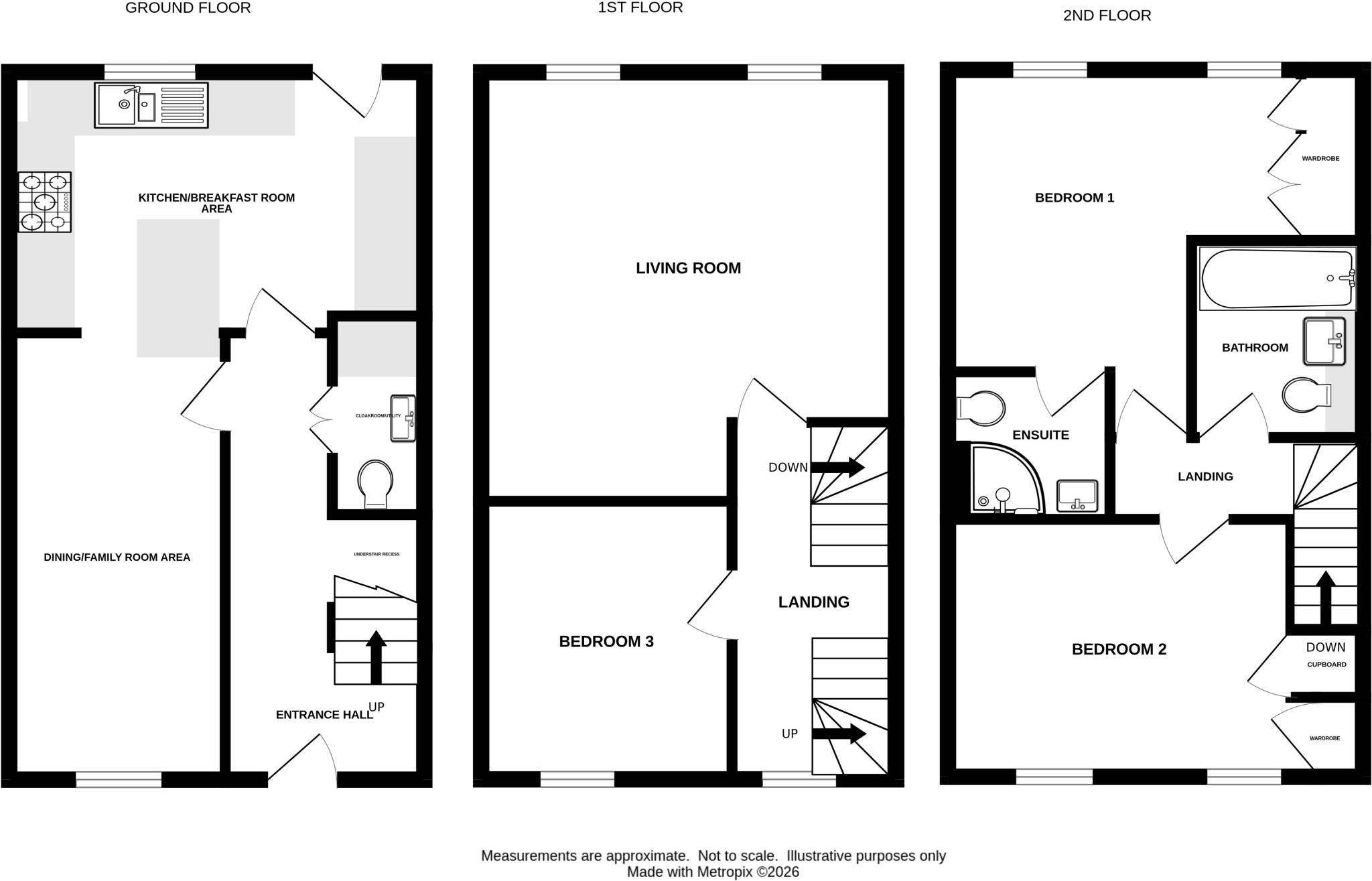 The Buntings, Exminster floorplan
