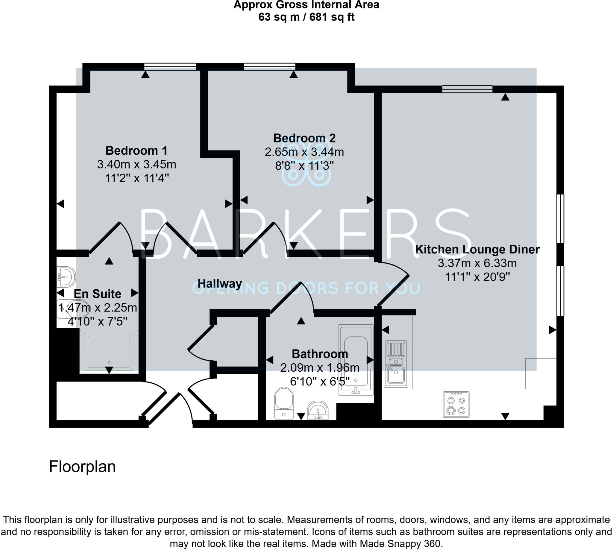 Heathfield Lane, Birkenshaw floorplan