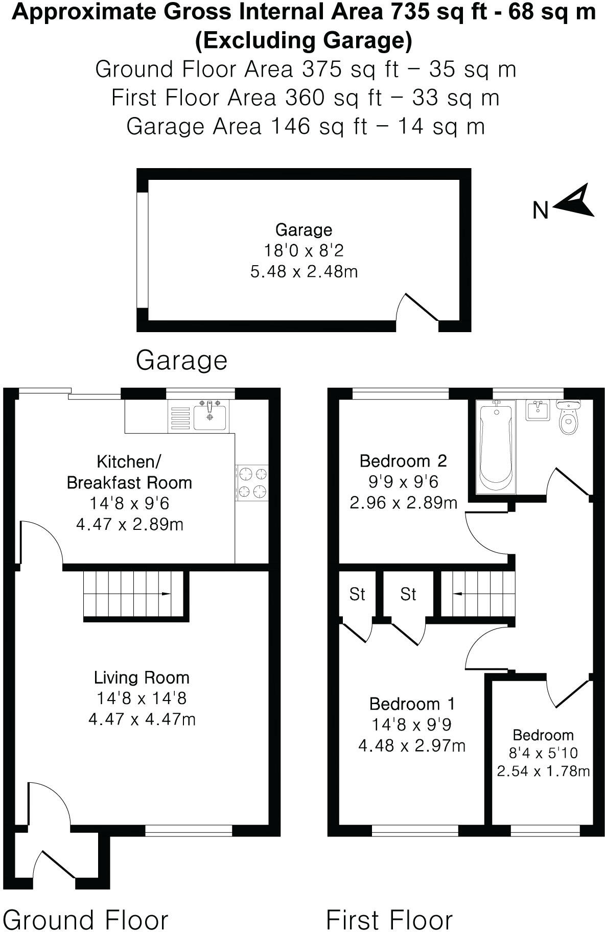Goodson Walk, Marston, OX3 floorplan