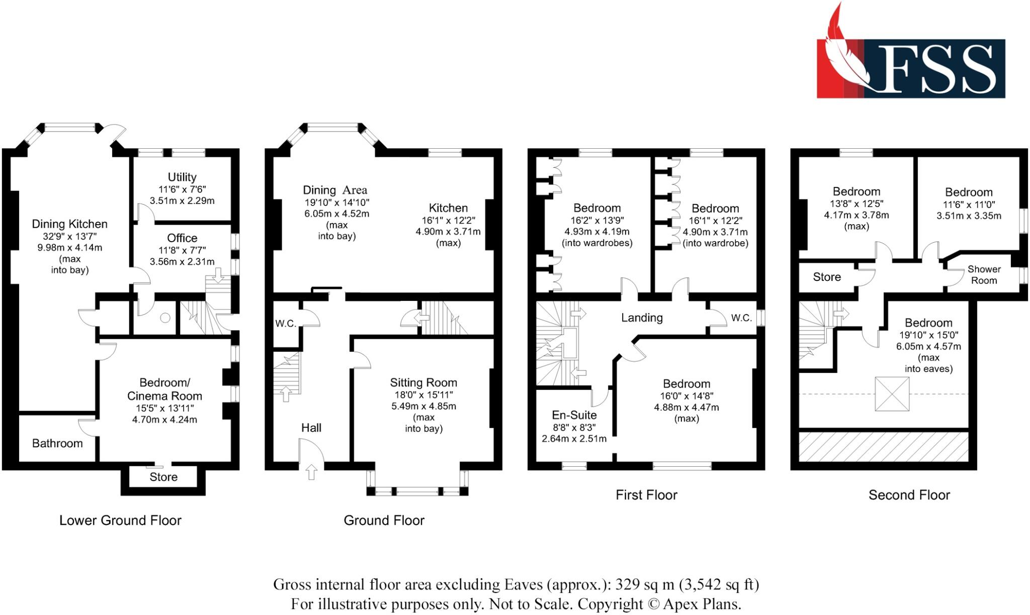 Leeds Road, Harrogate, North Yorkshire, HG2 floorplan