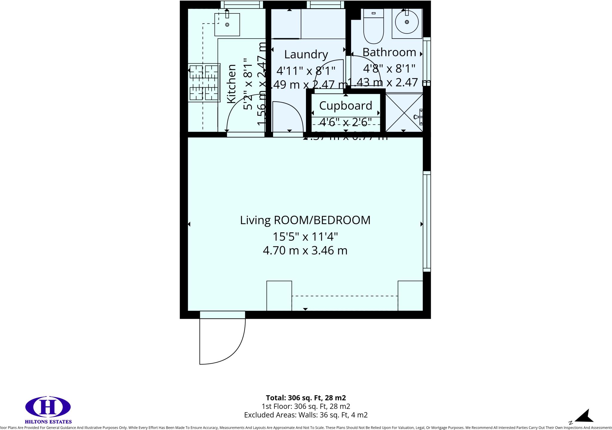Caroline Place, Hayes floorplan