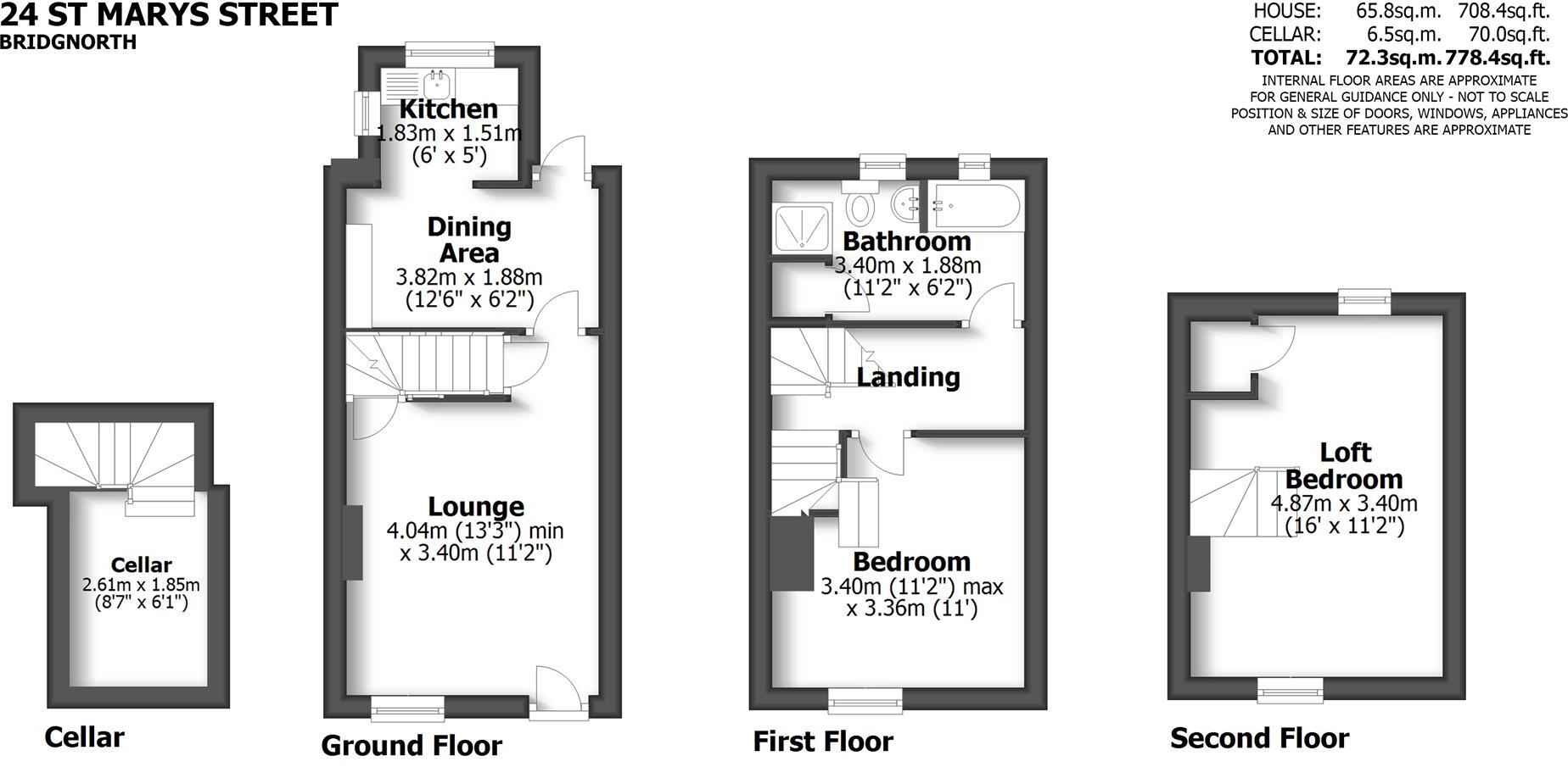 24 St. Marys Street, Bridgnorth floorplan