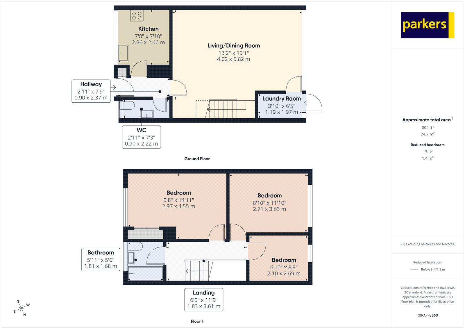 Helmsdale Close, Reading, Berkshire, RG30 floorplan