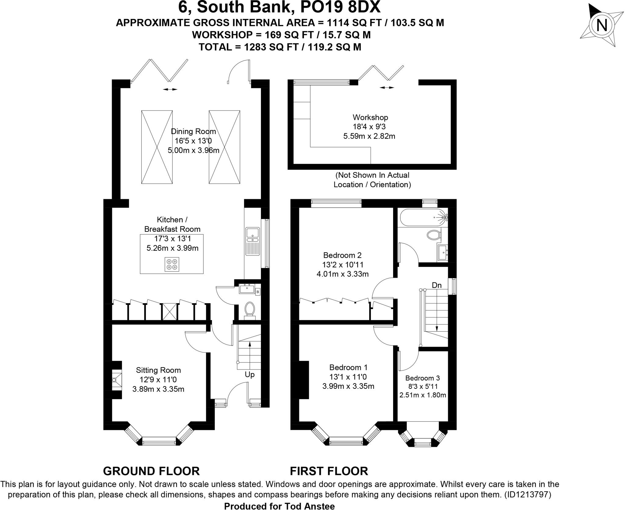 South Bank, Chichester, West Sussex, PO19 floorplan