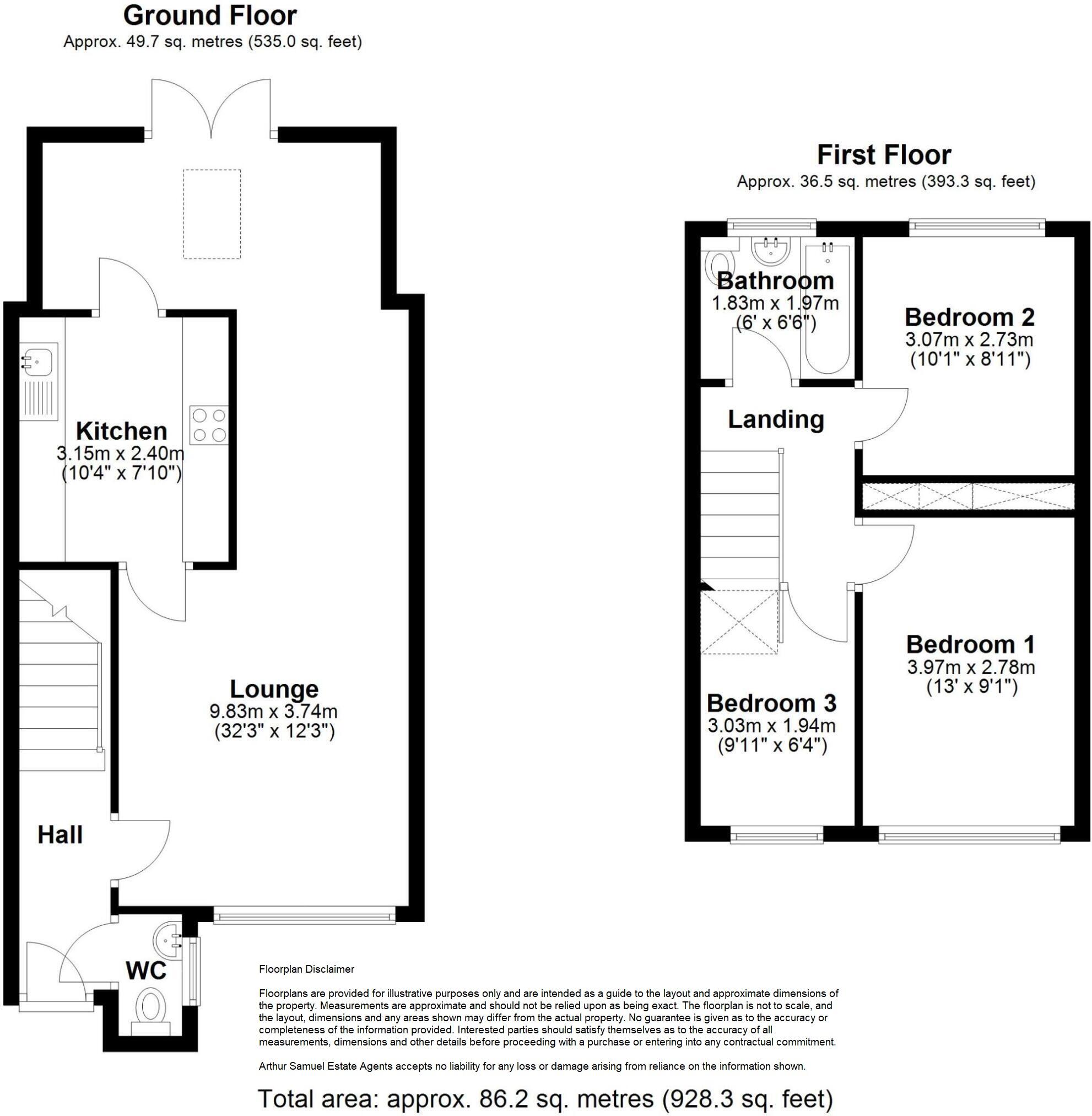 Egmont Road, Walton-on-thames, Surrey floorplan