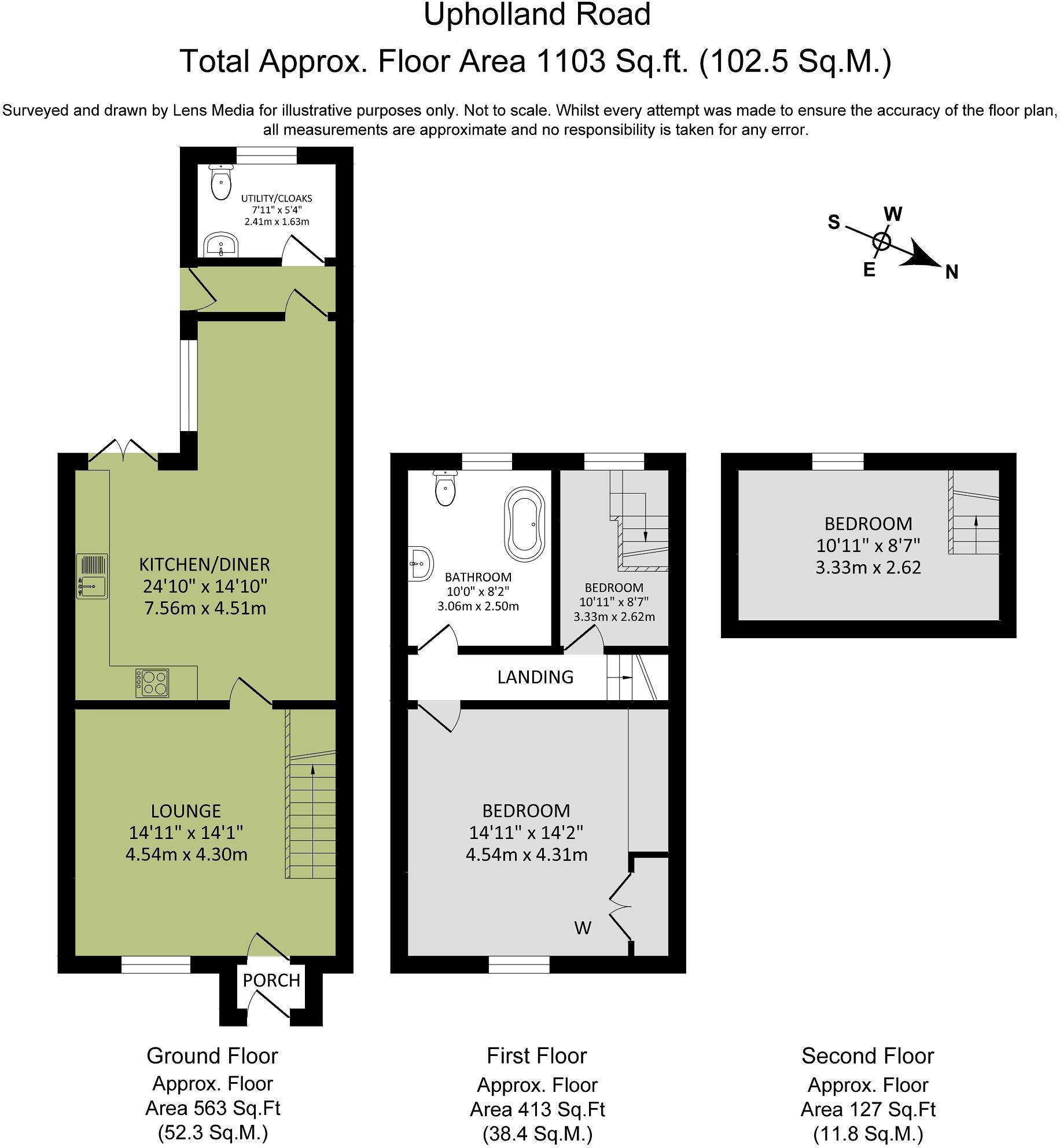 Upholland Road, Billinge, Wigan, Greater Manchester. WN5 7JH floorplan