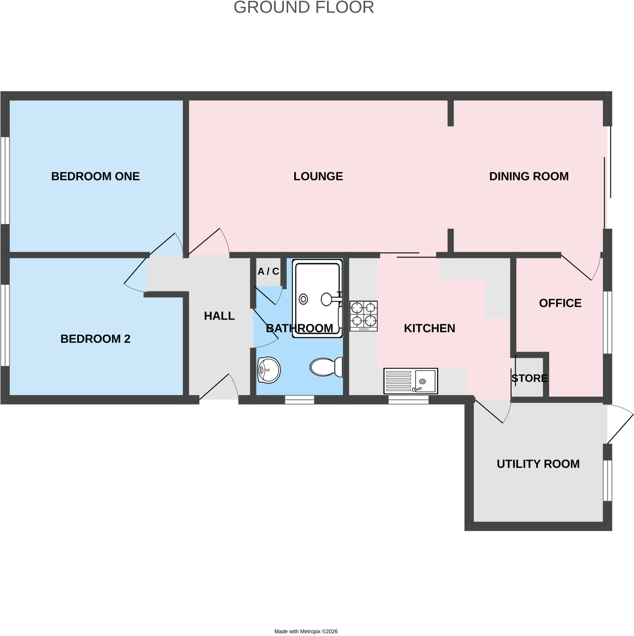 Ash Lea Drive, Donnington, Telford, Shropshire, TF2 floorplan