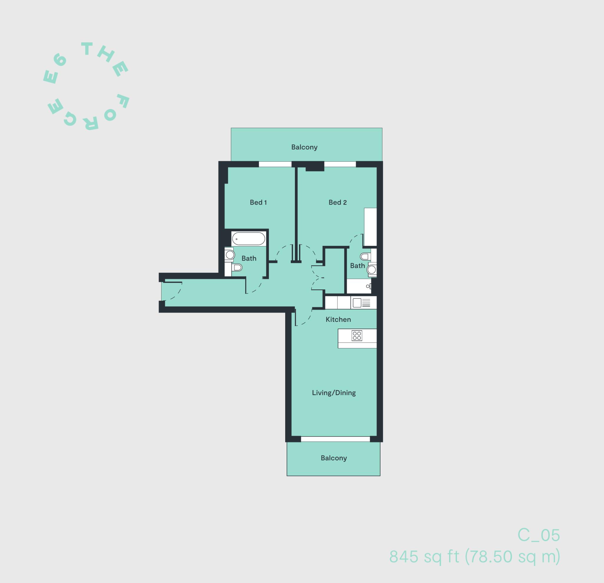 16 Albion Way Upton Park E6 floorplan