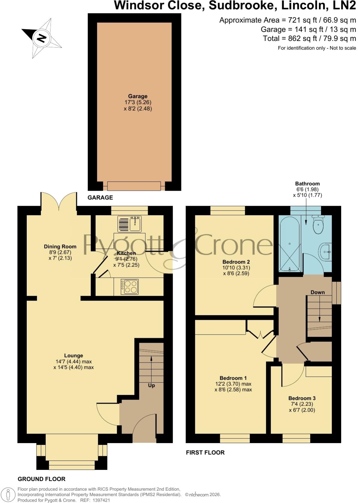 Windsor Close, Sudbrooke, Lincoln, Lincolnshire, LN2 floorplan