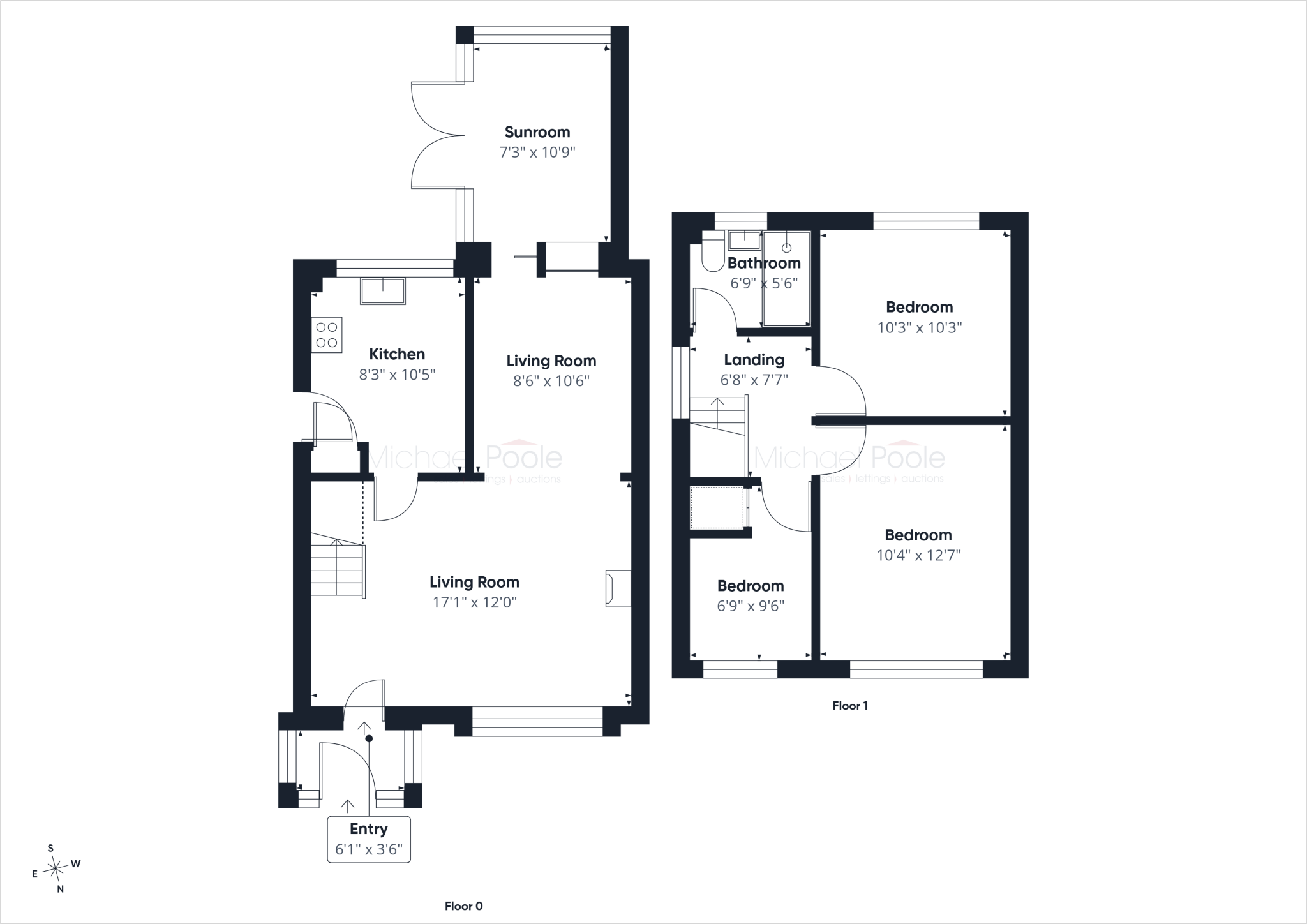 Poplar Grove, Brotton floorplan